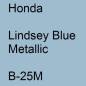 Preview: Honda, Lindsey Blue Metallic, B-25M.